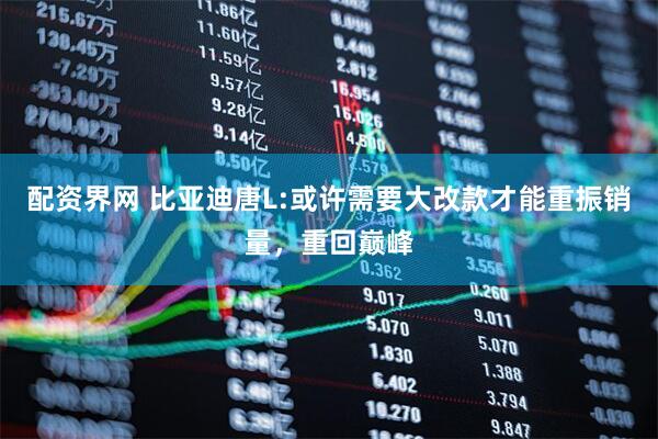 配资界网 比亚迪唐L:或许需要大改款才能重振销量，重回巅峰